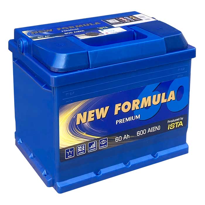 Автомобильный аккумулятор New Formula PREMIUM 6СТ-60Ah Аз 600А (EN) 5602320250 NEW FORMULA 5602320250